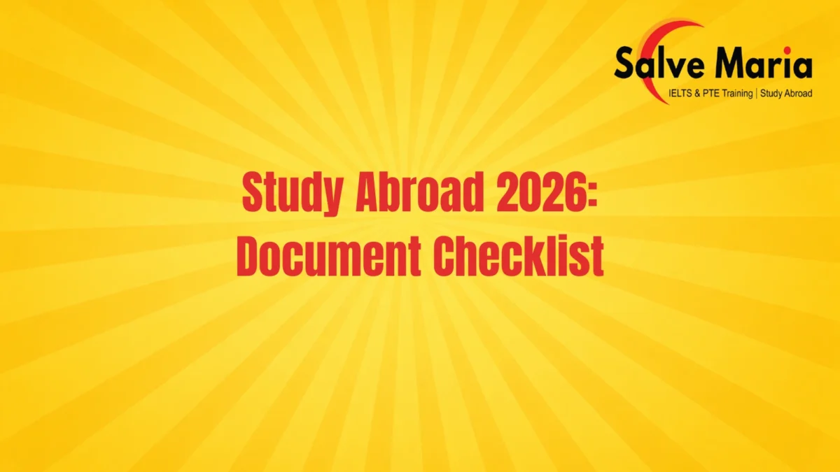 Study Abroad 2026 Document Checklist