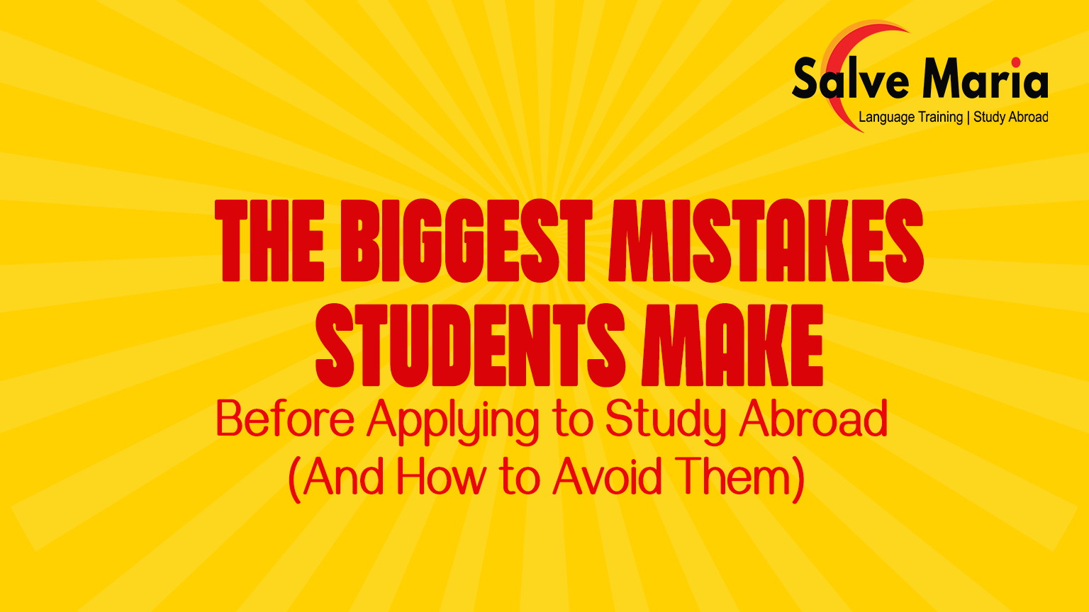 Before Applying to Study Abroad (And How to Avoid Them)